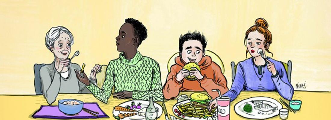 illustration Les Cafés de l'Espace des sciences - La transition alimentaire