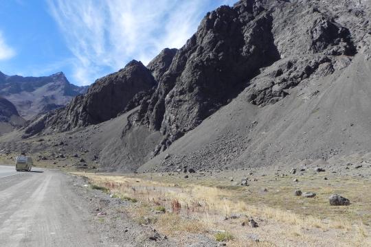 Montagne : il est maintenant possible de quantifier le risque lié aux chutes de blocs dans la Cordillère des Andes