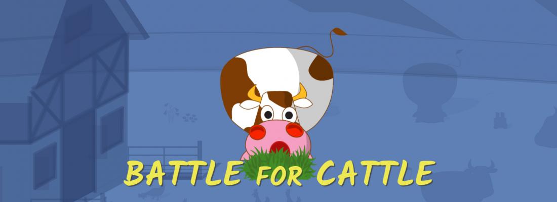 illustration Sauvez des bovins malades dans un jeu de stratégie scientifique gratuit "Battle for Cattle"