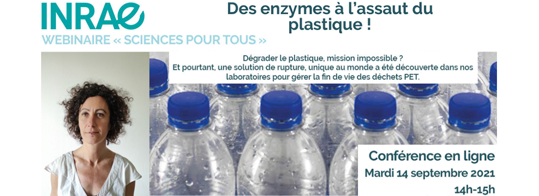 illustration REPLAY sciences pour tous : "Des enzymes à l'assaut du plastique !"