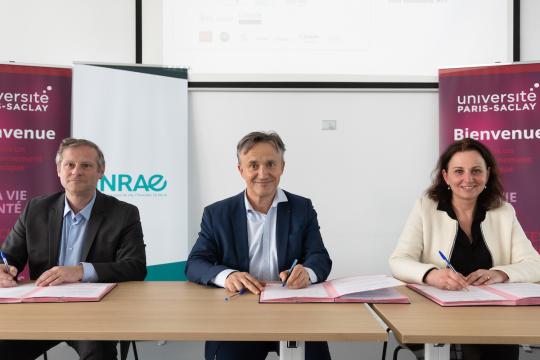 INRAE et l’université Paris-Saclay renforcent leur partenariat