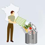Infographie : le gaspillage alimentaire