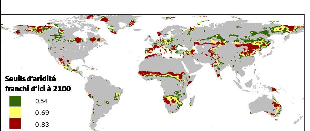 Carte de vulnérabilité des zones arides aux changements climatiques